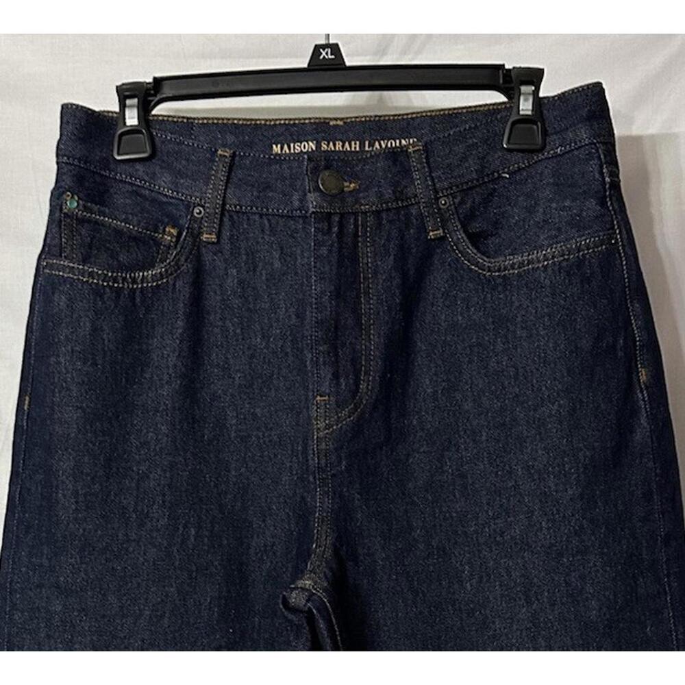 Maison Sarah Lavoine Abbesses Womens Dark Wash Jeans Denim Size‎ 28 EUC - Picture 2 of 8